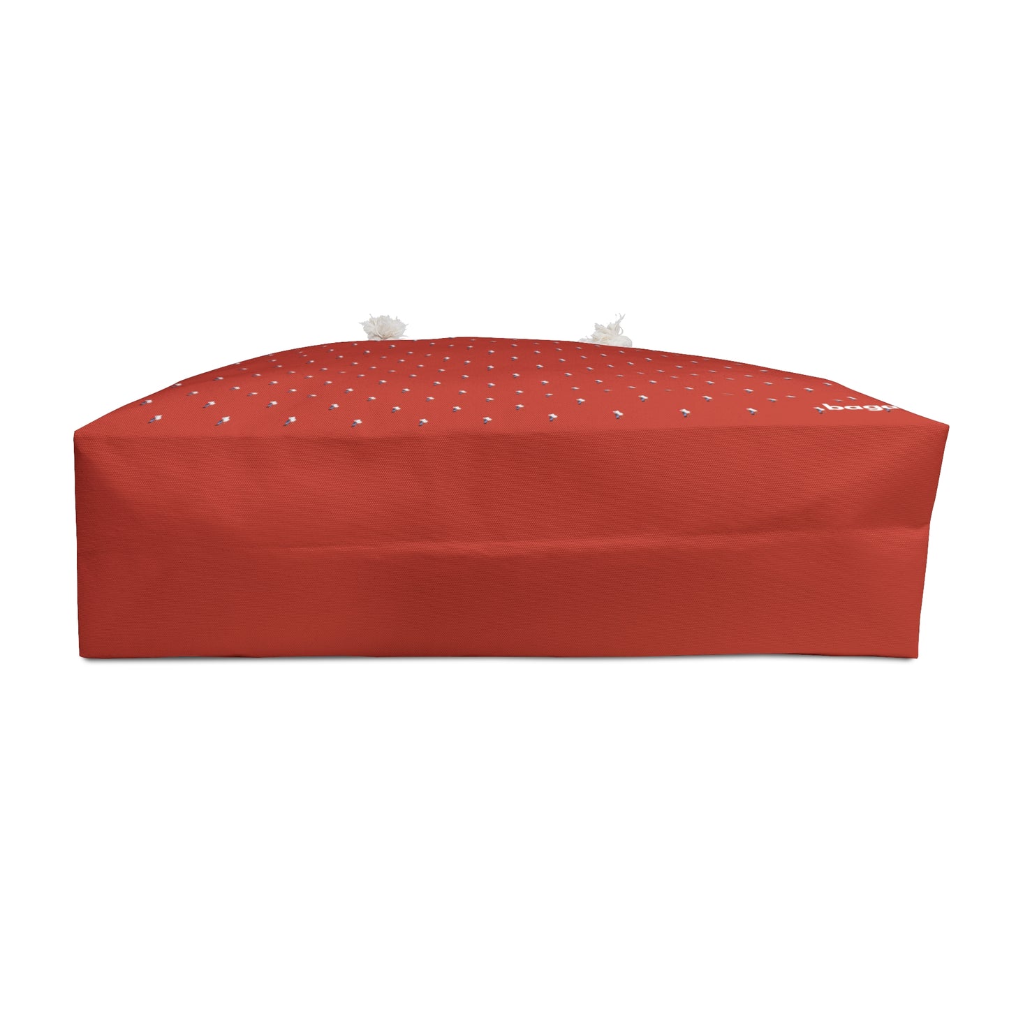 Rust Red Polka Dash Weekender Bag
